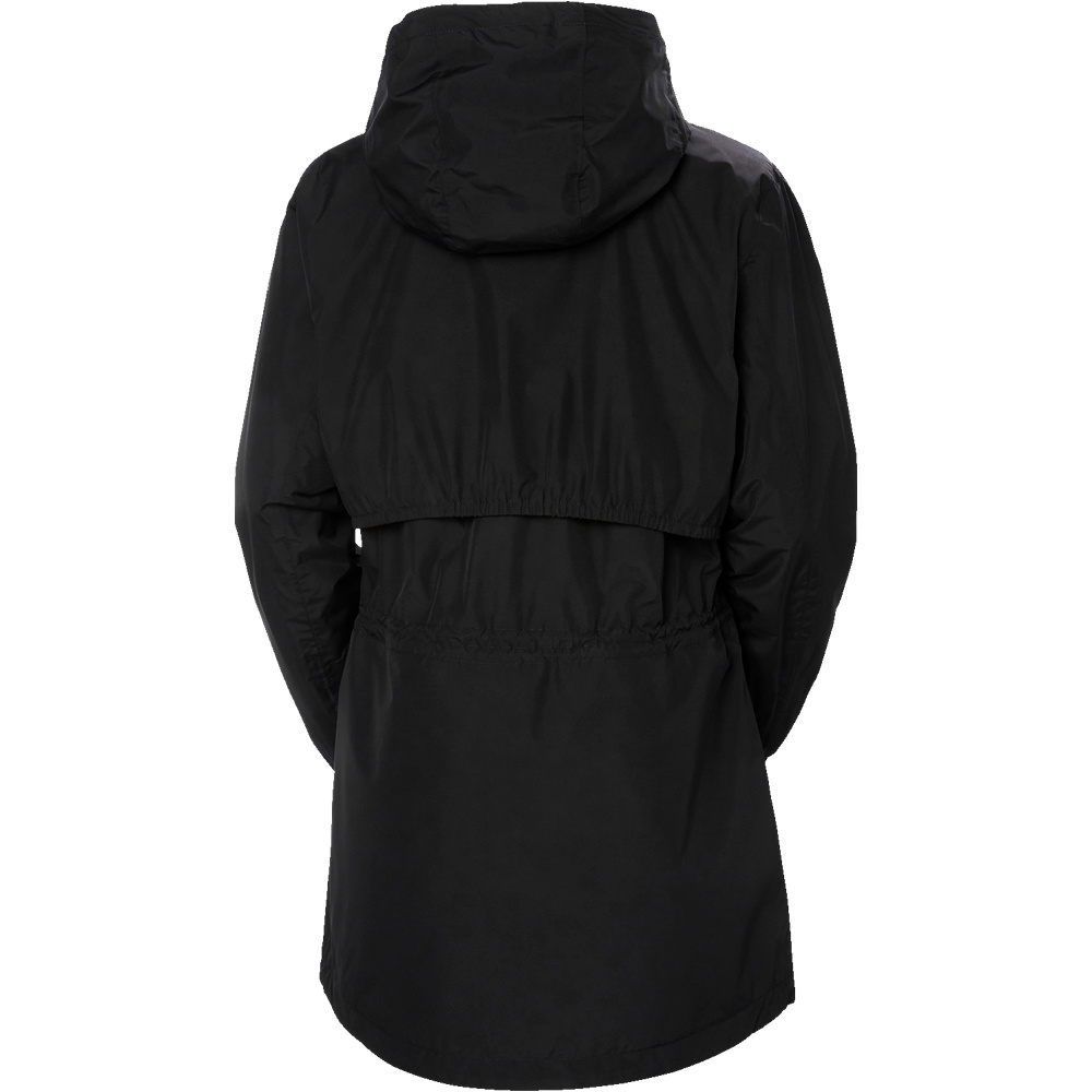 Helly Hansen chaqueta impermeable mujer W ESSENCE MID RAIN COAT vista trasera
