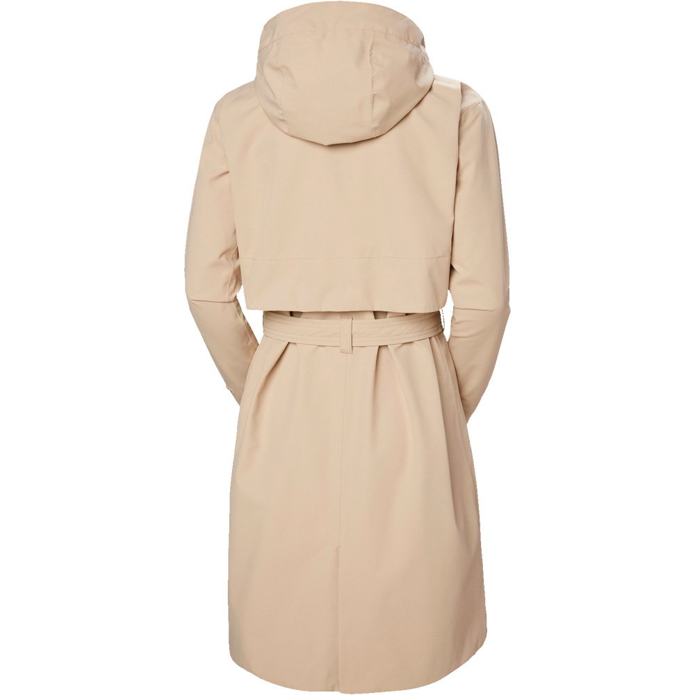 Helly Hansen chaqueta impermeable mujer W JANE TRENCH vista trasera