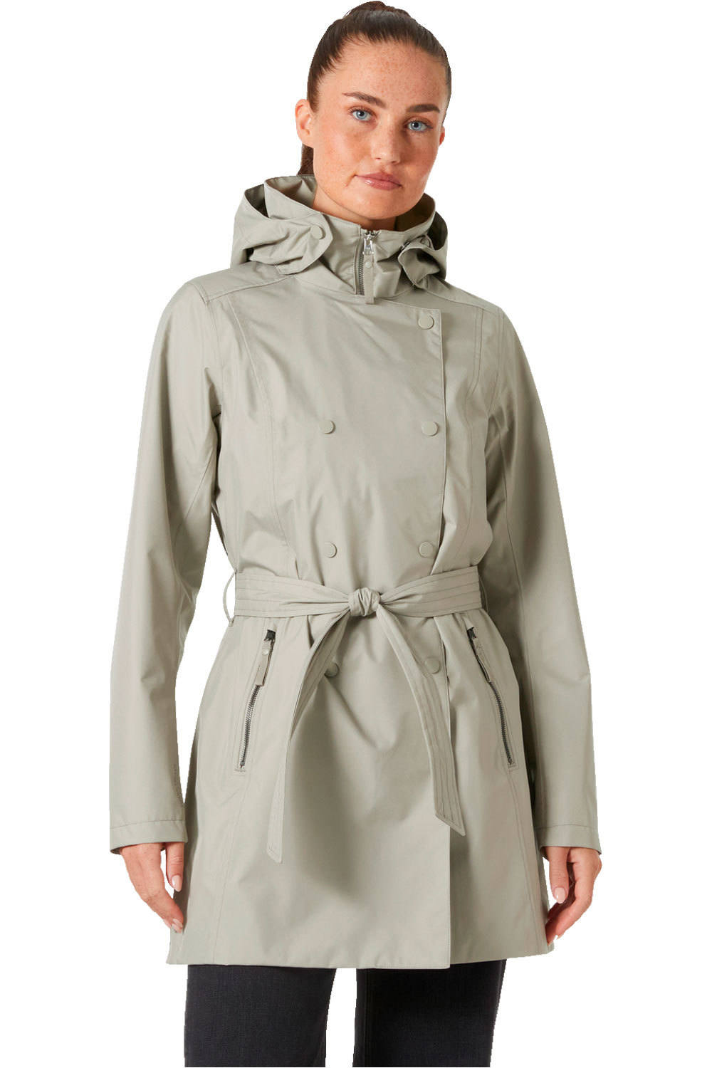 Helly Hansen chaqueta impermeable mujer W WELSEY II TRENCH vista frontal
