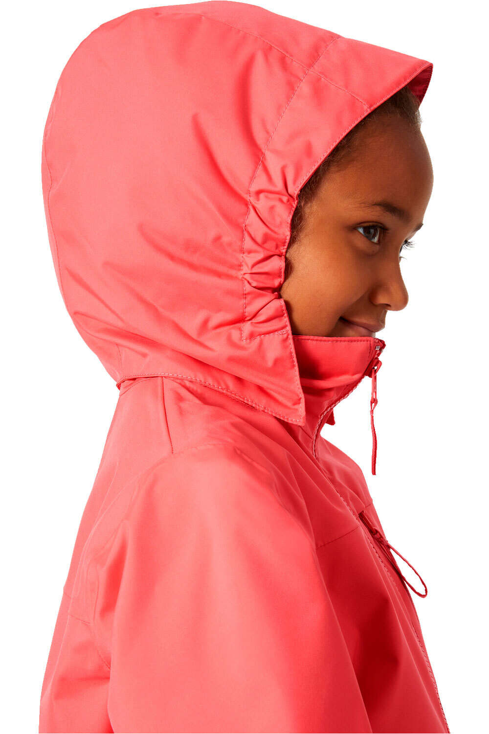 Helly Hansen chaqueta impermeable niño JR CREW HOODED JACKET vista detalle