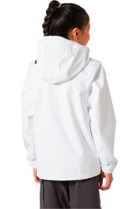 Helly Hansen chaqueta impermeable niño JR CREW HOODED JACKET vista trasera