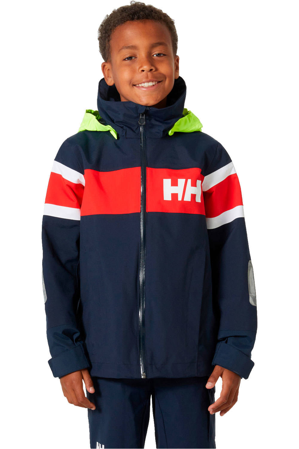 Helly Hansen chaqueta impermeable niño JR SALT 2 JACKET vista frontal