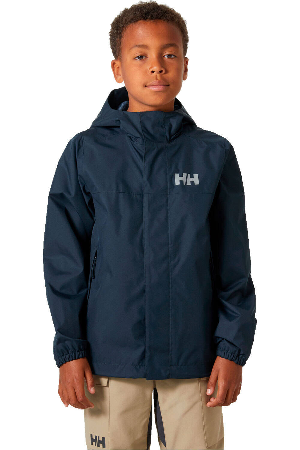 Helly Hansen chaqueta impermeable niño JR VANCOUVER RAIN JACKET vista frontal