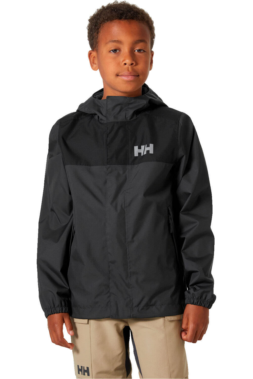 Helly Hansen chaqueta impermeable niño JR VANCOUVER RAIN JACKET vista frontal