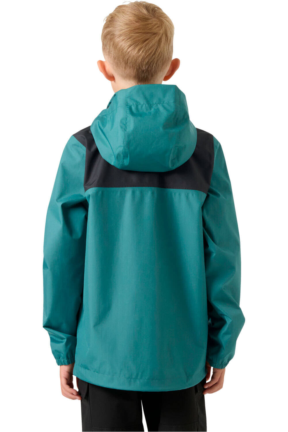 Helly Hansen chaqueta impermeable niño JR VANCOUVER RAIN JACKET vista trasera