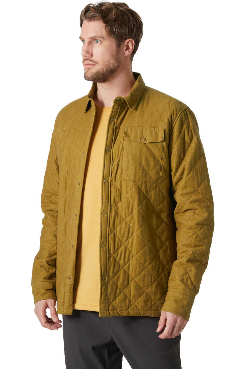 Helly Hansen chaqueta outdoor hombre ISFJORD INSULATED SHACKET vista frontal