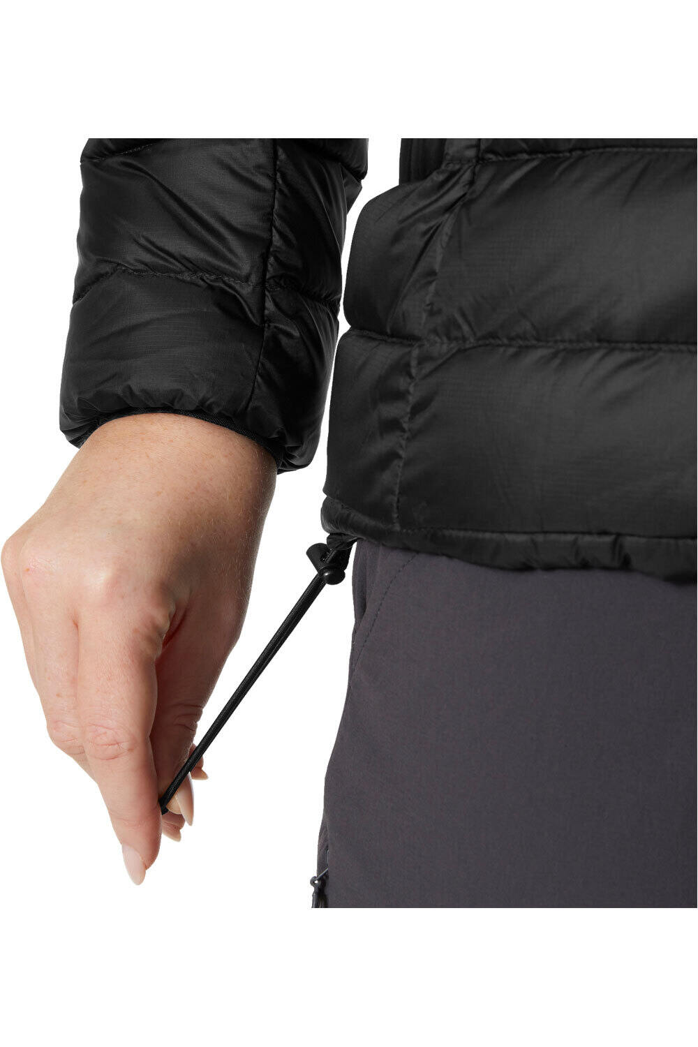 Helly Hansen chaqueta outdoor mujer W VERGLAS DOWN JACKET 2.0 vista detalle