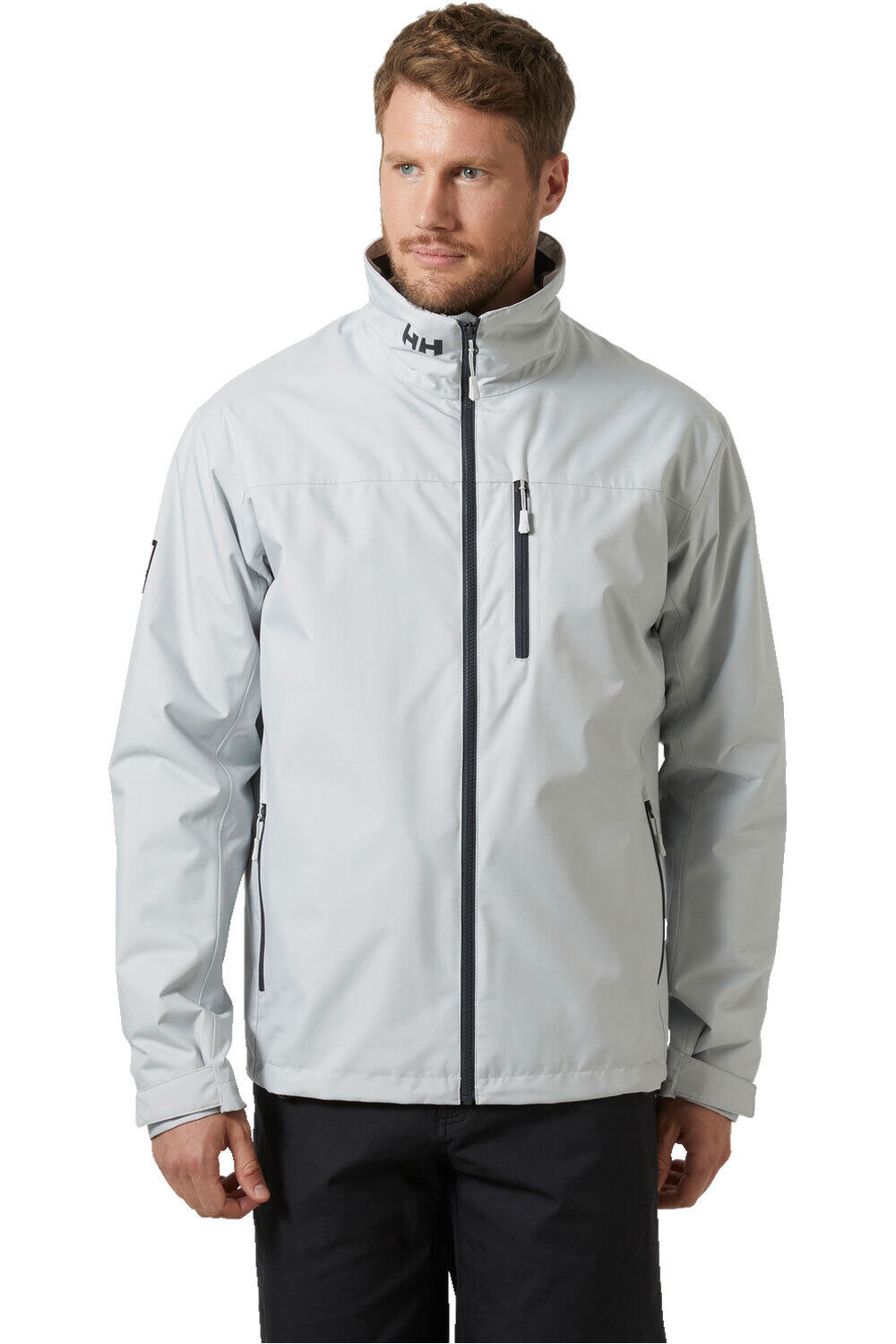 Helly Hansen chaquetas hombre CREW MIDLAYER JACKET 2 vista frontal