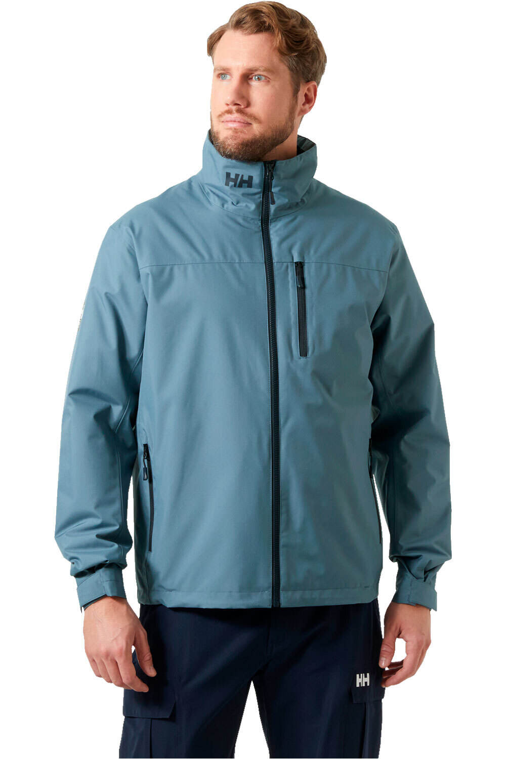 Helly Hansen chaquetas hombre CREW MIDLAYER JACKET 2 vista frontal