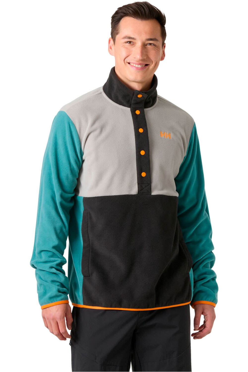 Helly Hansen forro polar hombre DAYBREAKER SNAP PULLOVER vista frontal