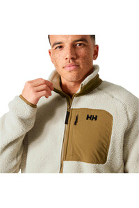 Helly Hansen forro polar hombre PANORAMA PILE BLOCK JACKET vista detalle