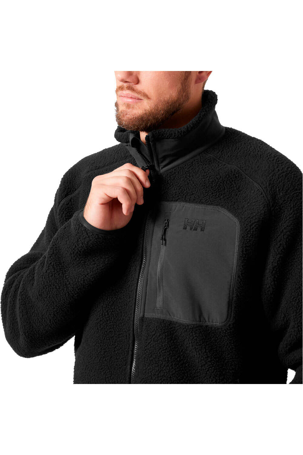 Helly Hansen forro polar hombre PANORAMA PILE BLOCK JACKET vista detalle