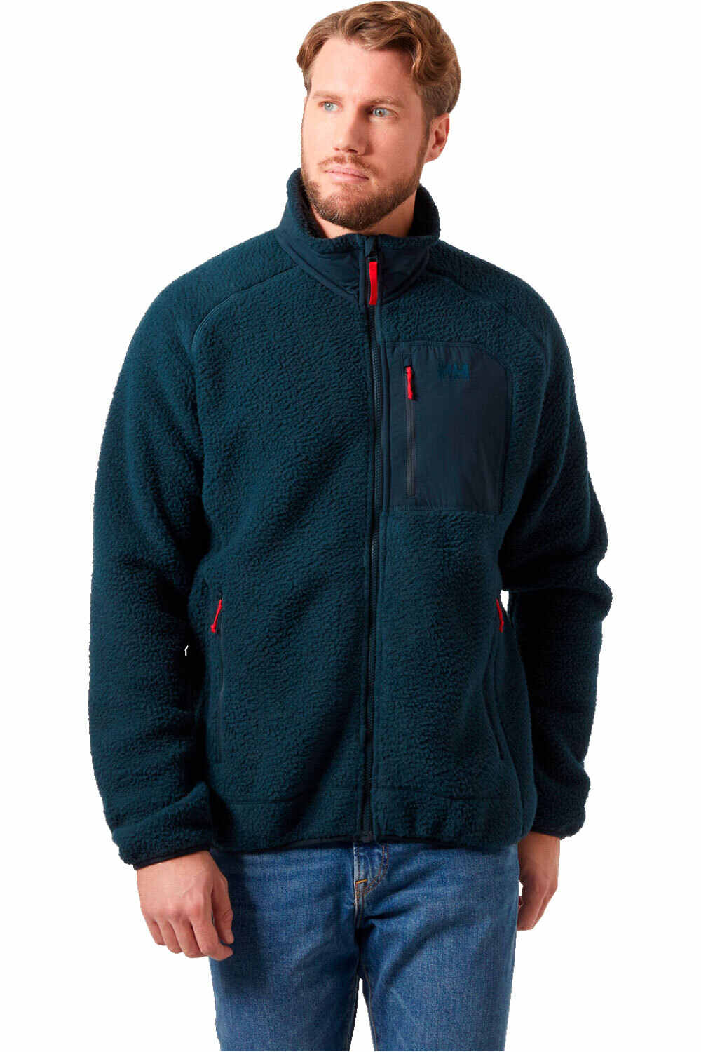 Helly Hansen forro polar hombre PANORAMA PILE BLOCK JACKET vista frontal