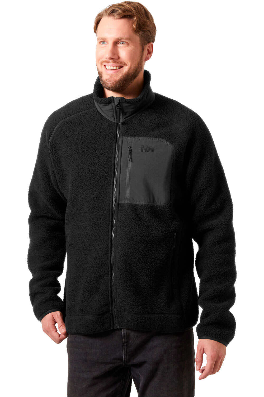 Helly Hansen forro polar hombre PANORAMA PILE BLOCK JACKET vista frontal