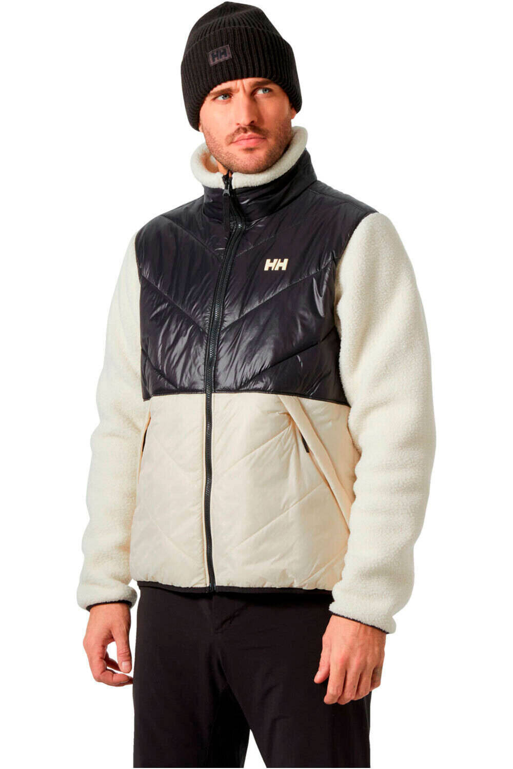 Helly Hansen forro polar hombre VILLAGE HYBRID JACKET vista frontal