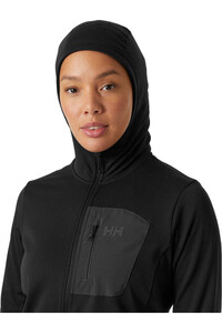 Helly Hansen forro polar mujer W VERSALITE HOODED JACKET vista detalle