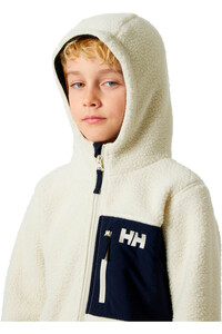 Helly Hansen forro polar niño JR CHAMP PILE JACKET 2.0 vista detalle