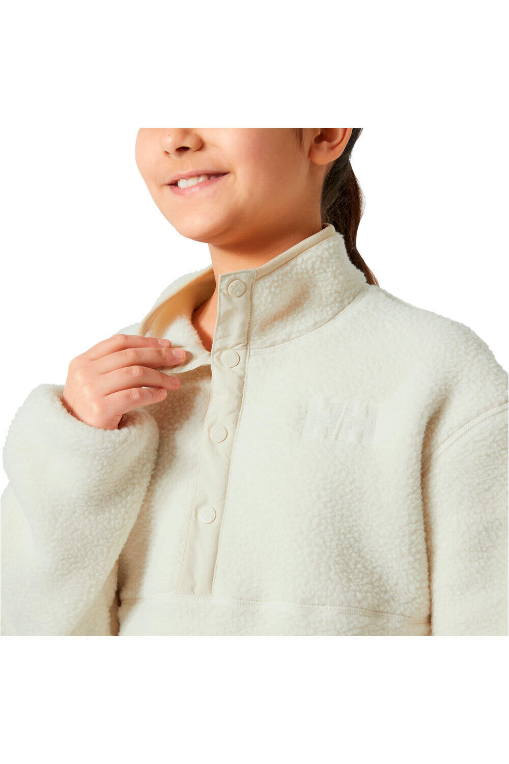 Helly Hansen forro polar niño JR FROSTY PILE SWEATER vista detalle