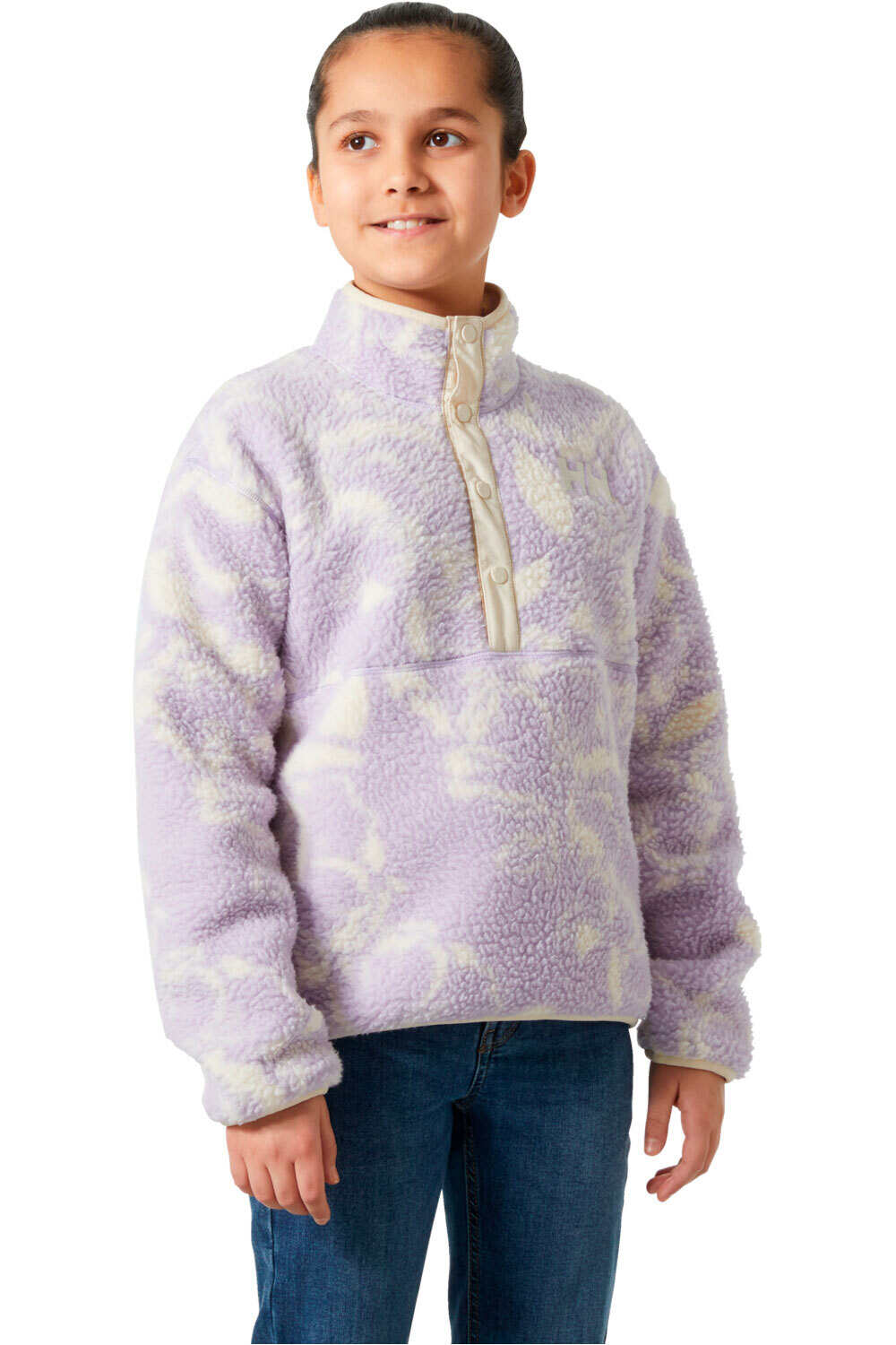 Helly Hansen forro polar niño JR FROSTY PILE SWEATER vista frontal