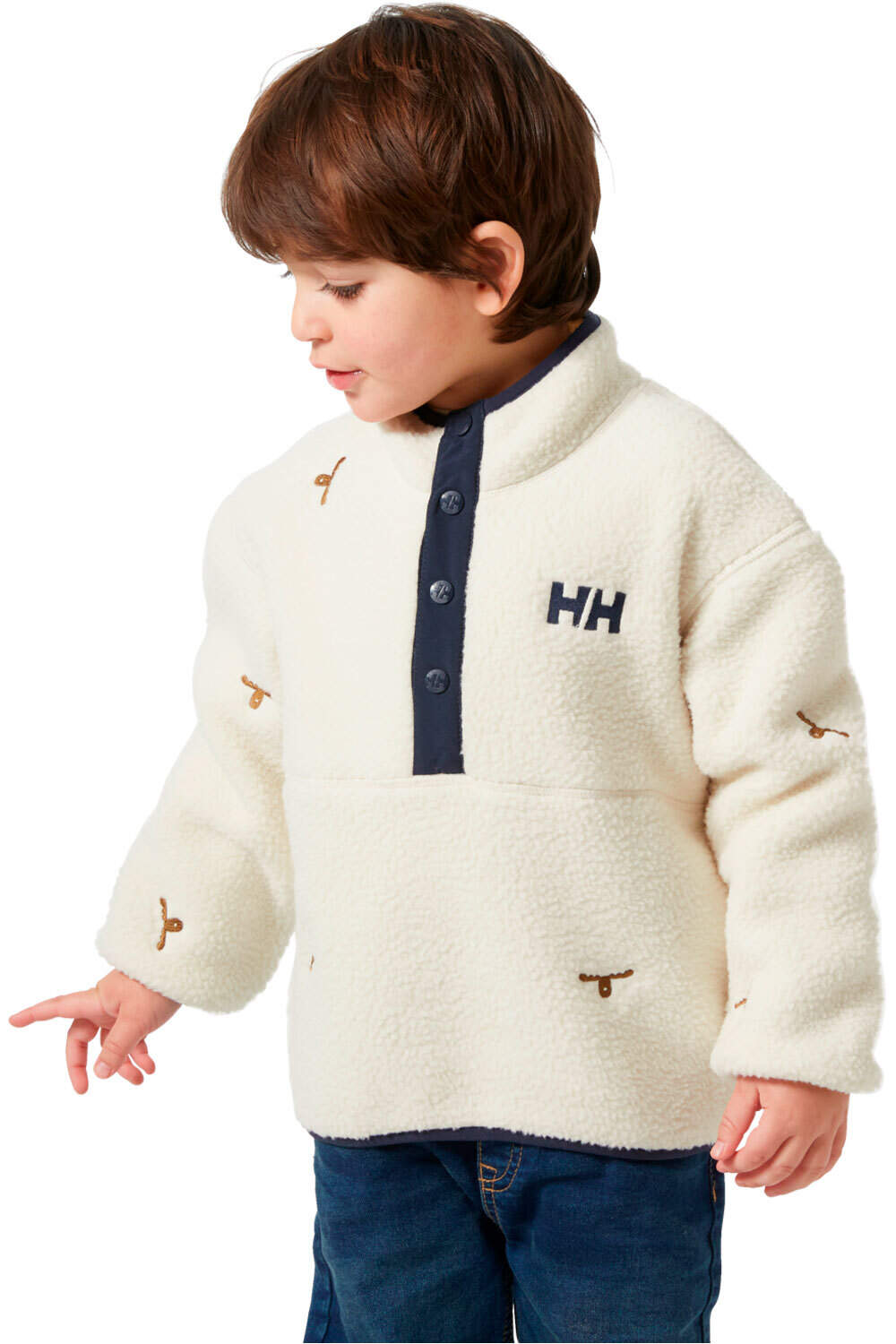 Helly Hansen forro polar niño K FROSTY PILE SWEATER vista frontal