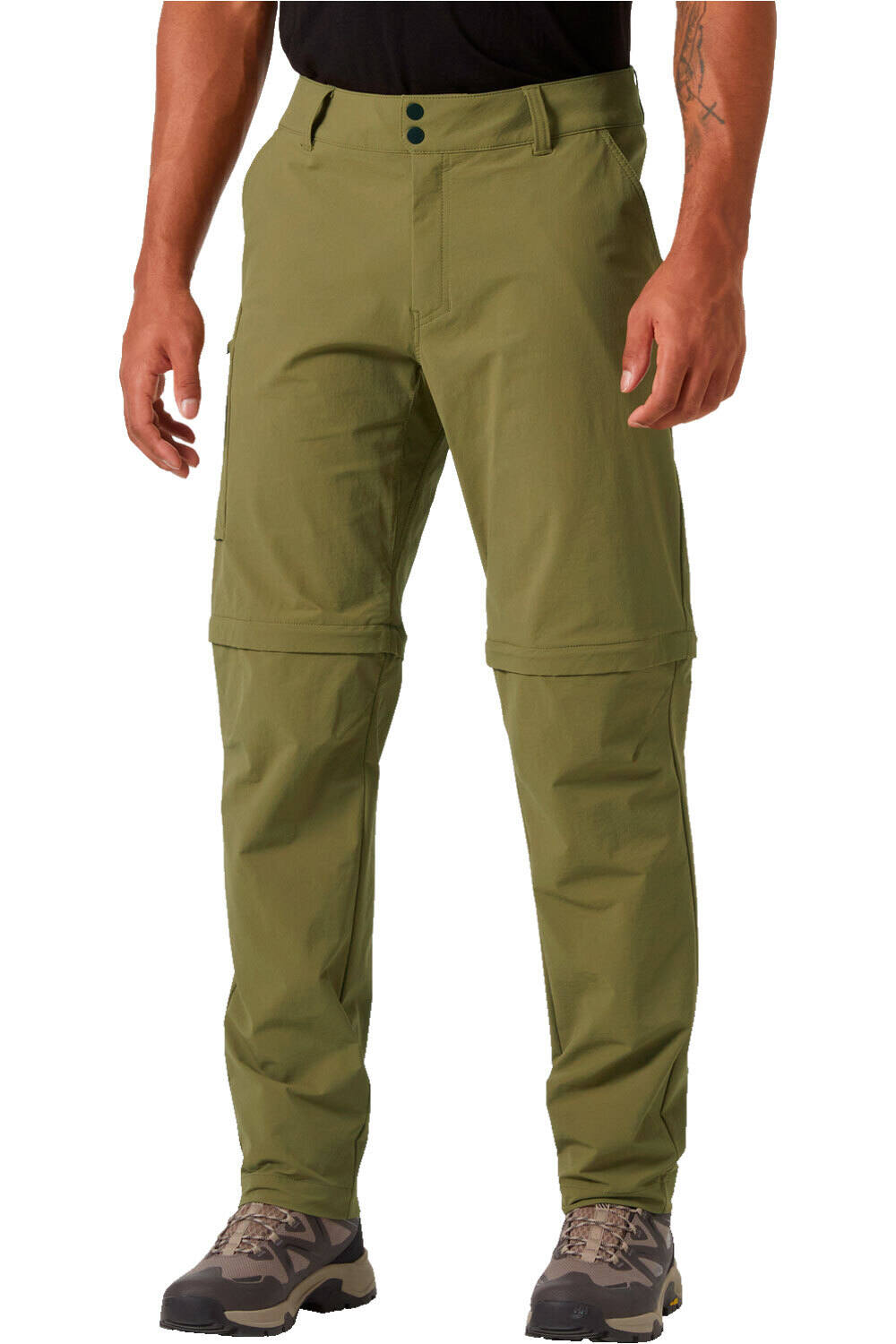 Helly Hansen pantalón impermeable hombre BRONO SOFTSHELL ZIP OFF PANT vista frontal