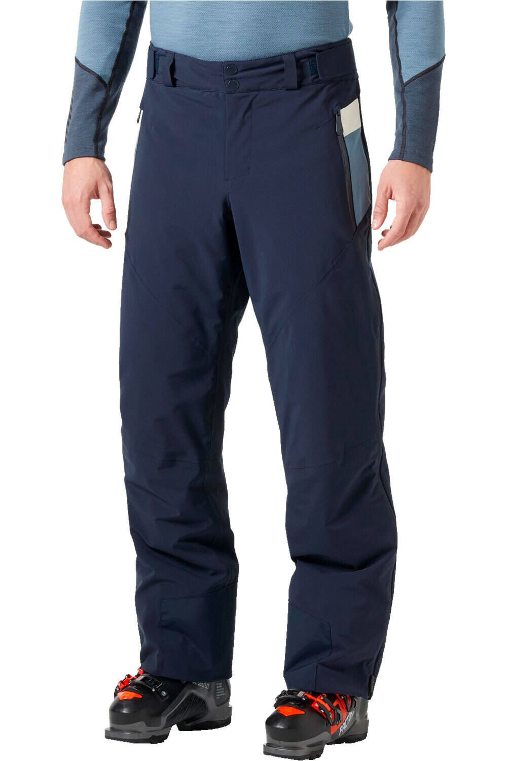 Helly Hansen pantalones esquí hombre KVITFJELL RACE ZIP OFF PANT vista frontal