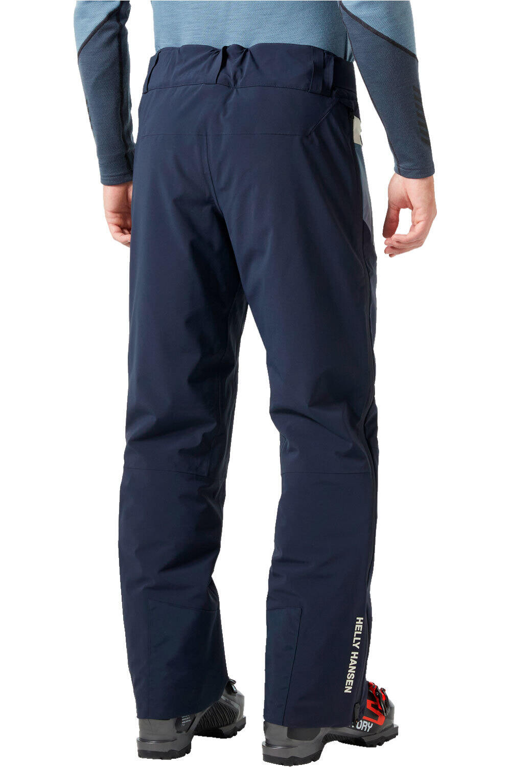 Helly Hansen pantalones esquí hombre KVITFJELL RACE ZIP OFF PANT vista trasera