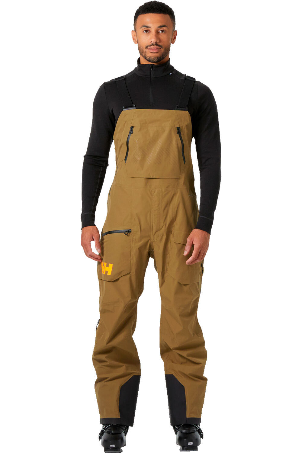 Helly Hansen pantalones esquí hombre RIDGE INFINITY SHELL BIB vista frontal