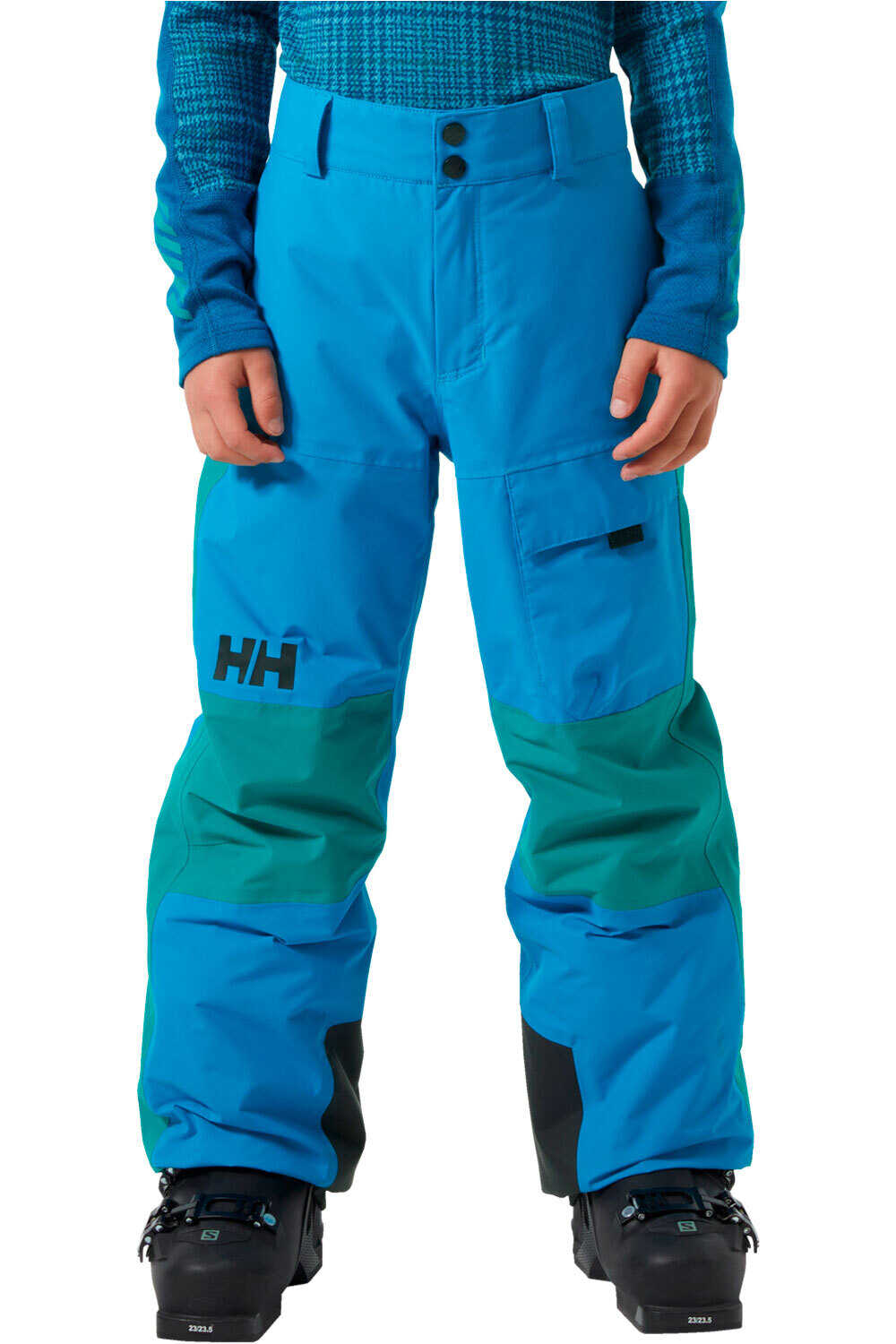 Helly Hansen pantalones esquí infantil JR POWDER LT PANT vista frontal