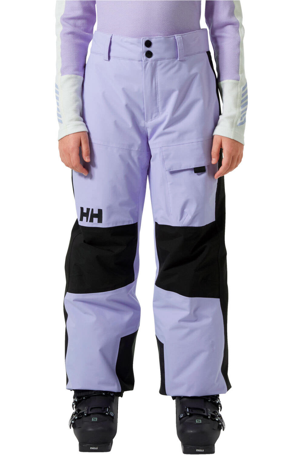 Helly Hansen pantalones esquí infantil JR POWDER LT PANT vista frontal