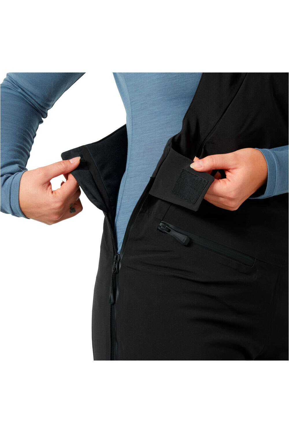Helly Hansen pantalones esquí mujer W ALPHELIA BIB PANT vista detalle