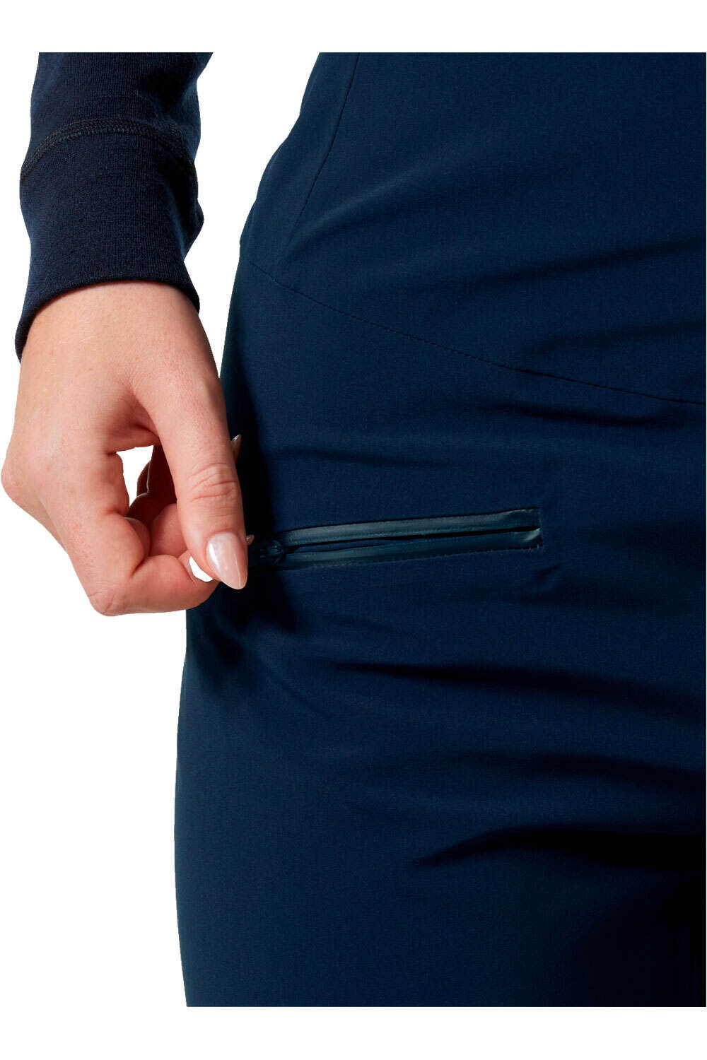 Helly Hansen pantalones esquí mujer W ALPHELIA HI WAIST INS PANT vista detalle