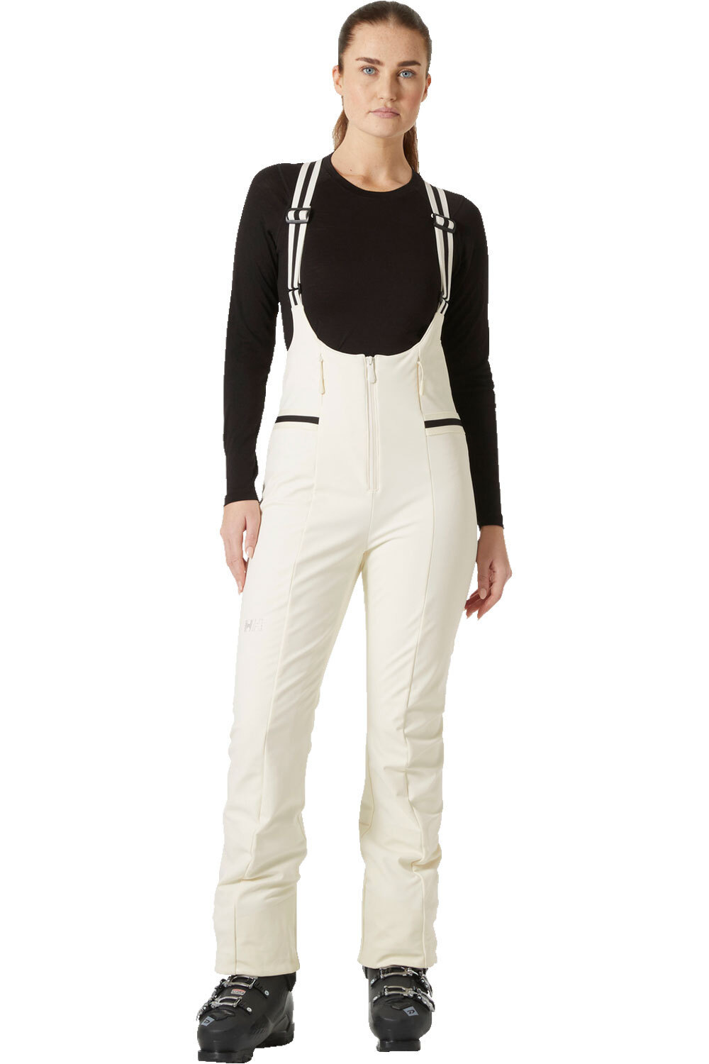 Helly Hansen pantalones esquí mujer W AVANTI SOFTSHELL BIB PANT vista frontal