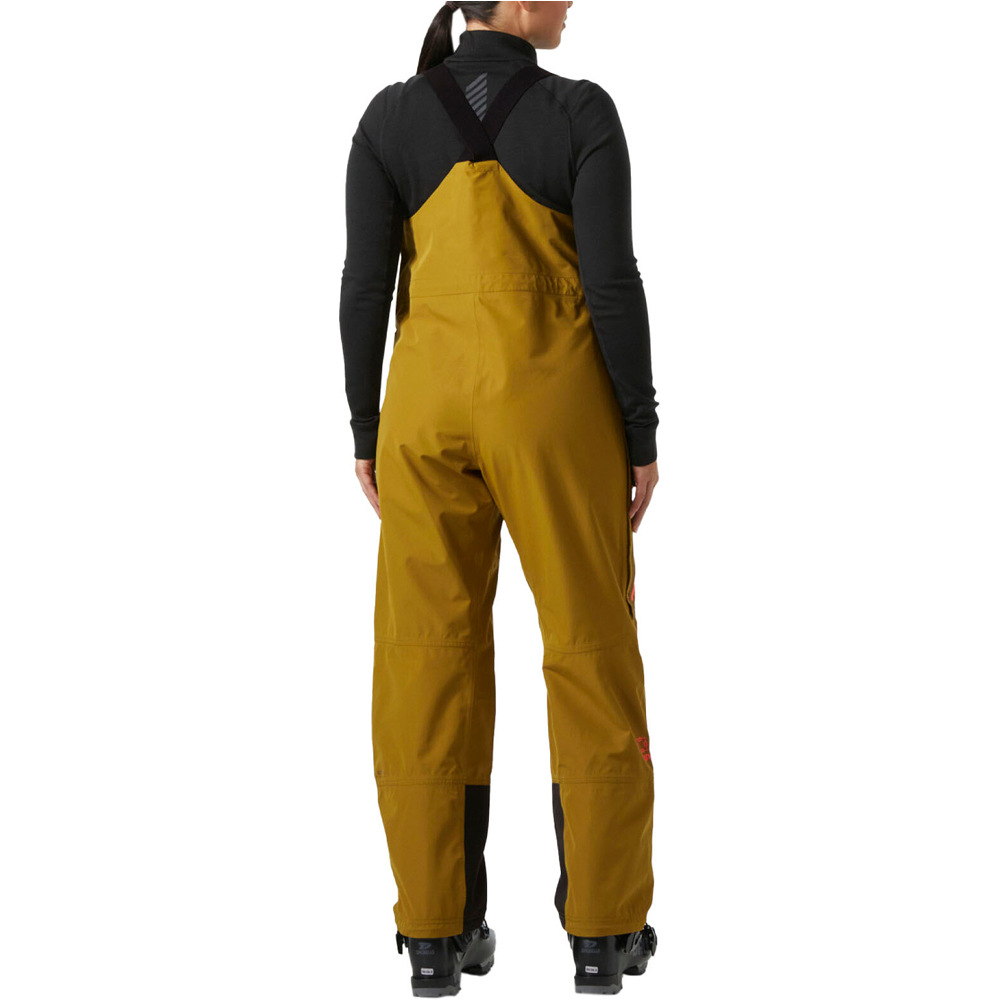 Helly Hansen pantalones esquí mujer W EMIKO SHELL BIB PANT vista trasera