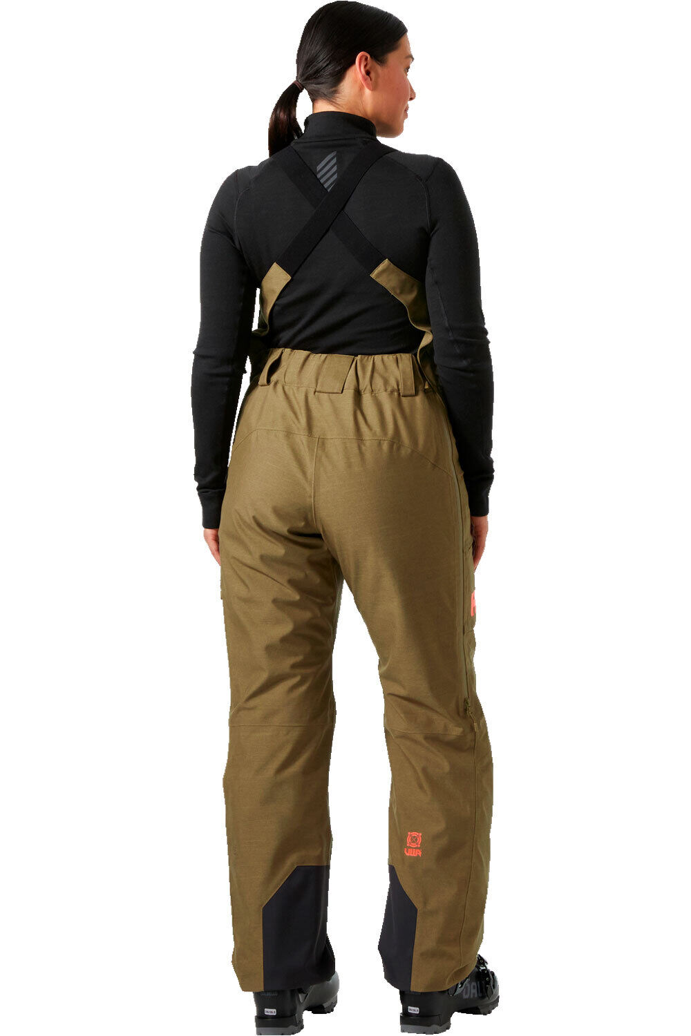 Helly Hansen pantalones esquí mujer W POWDERQUEEN BIB 2.0 PANT vista trasera