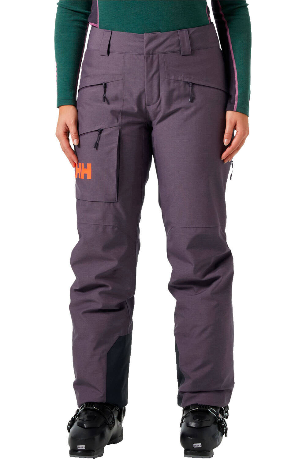 Helly Hansen pantalones esquí mujer W POWDERQUEEN PANT vista frontal