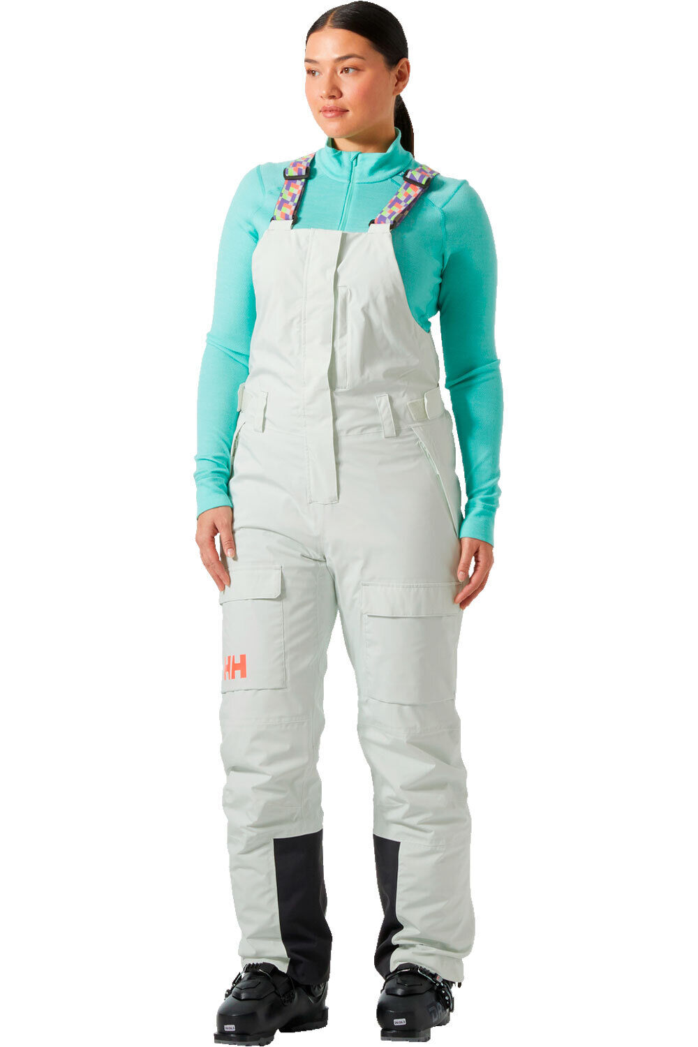 Helly Hansen pantalones esquí mujer W SWITCH CARGO BIB PANT vista frontal