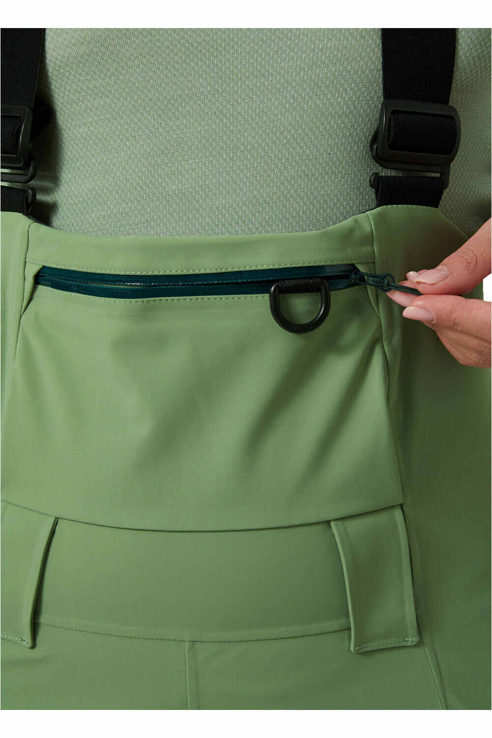 Helly Hansen pantalones esquí mujer W VERGLAS BC BIB PANT vista detalle