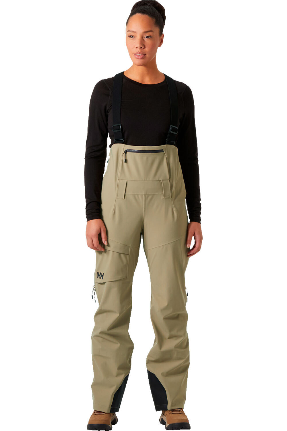 Helly Hansen pantalones esquí mujer W VERGLAS BC BIB PANT vista frontal