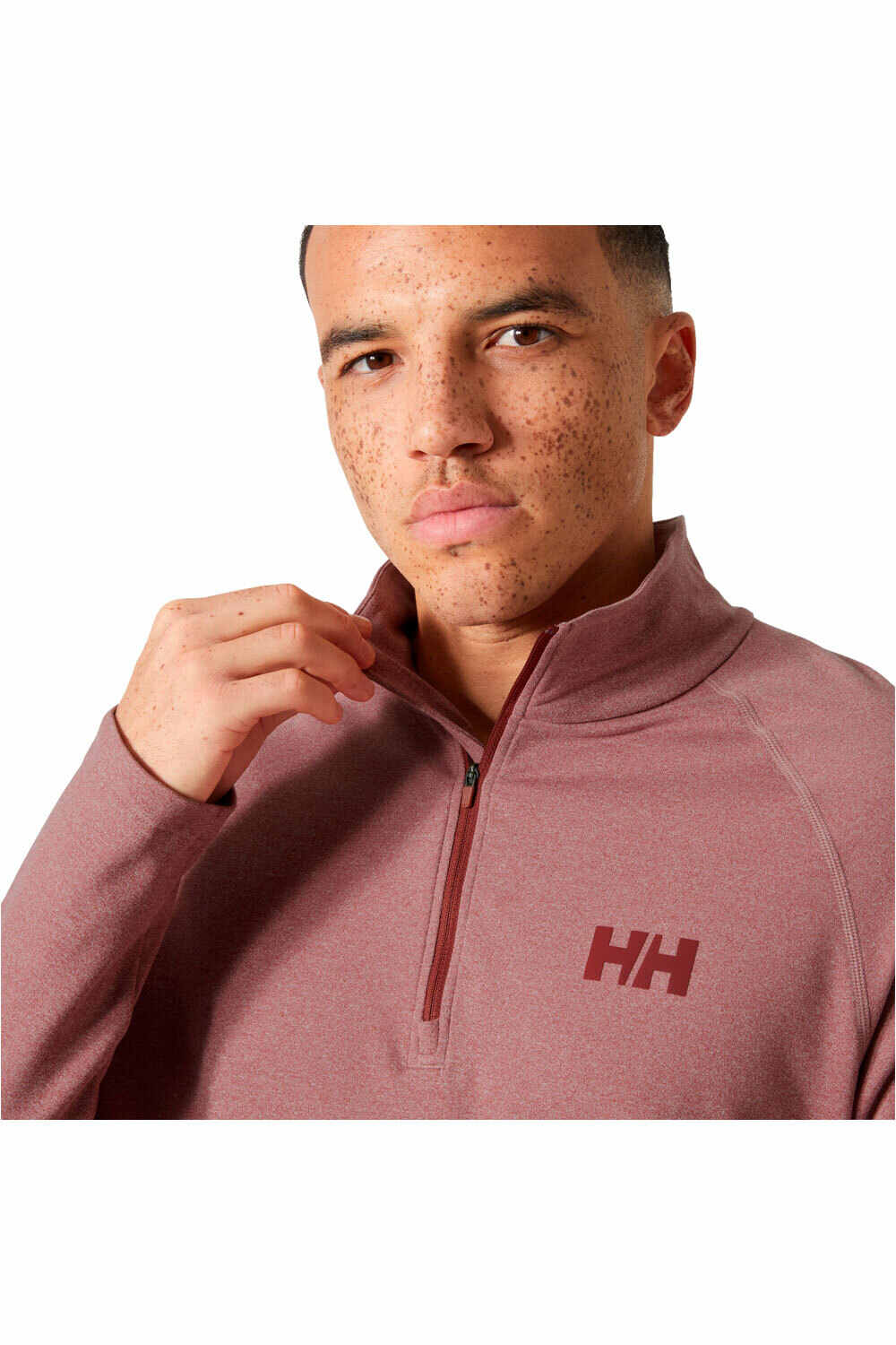 Helly Hansen polar hombre TYRI KNIT 1/2 ZIP vista detalle
