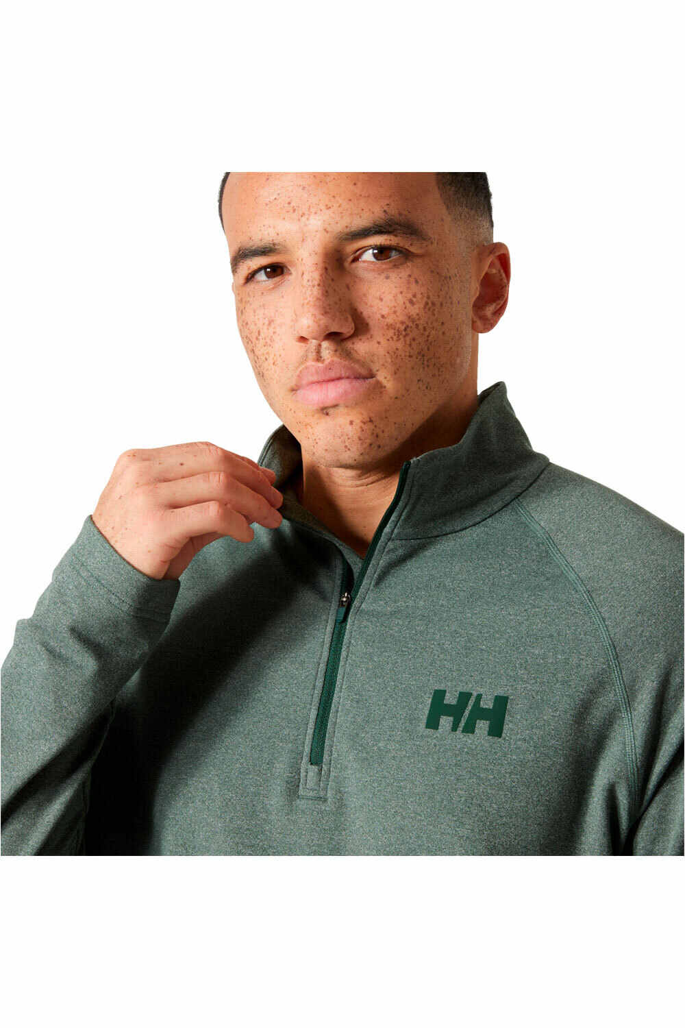 Helly Hansen polar hombre TYRI KNIT 1/2 ZIP vista detalle