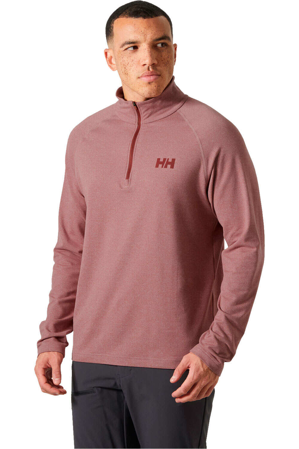 Helly Hansen polar hombre TYRI KNIT 1/2 ZIP vista frontal
