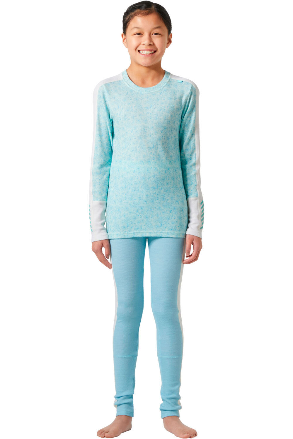 Helly Hansen ropa térmica niño JR GRAPHIC LIFA MERINO SET vista frontal