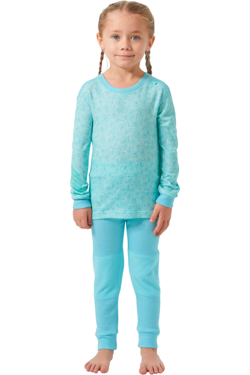 Helly Hansen ropa térmica niño K GRAPHIC LIFA MERINO SET vista frontal