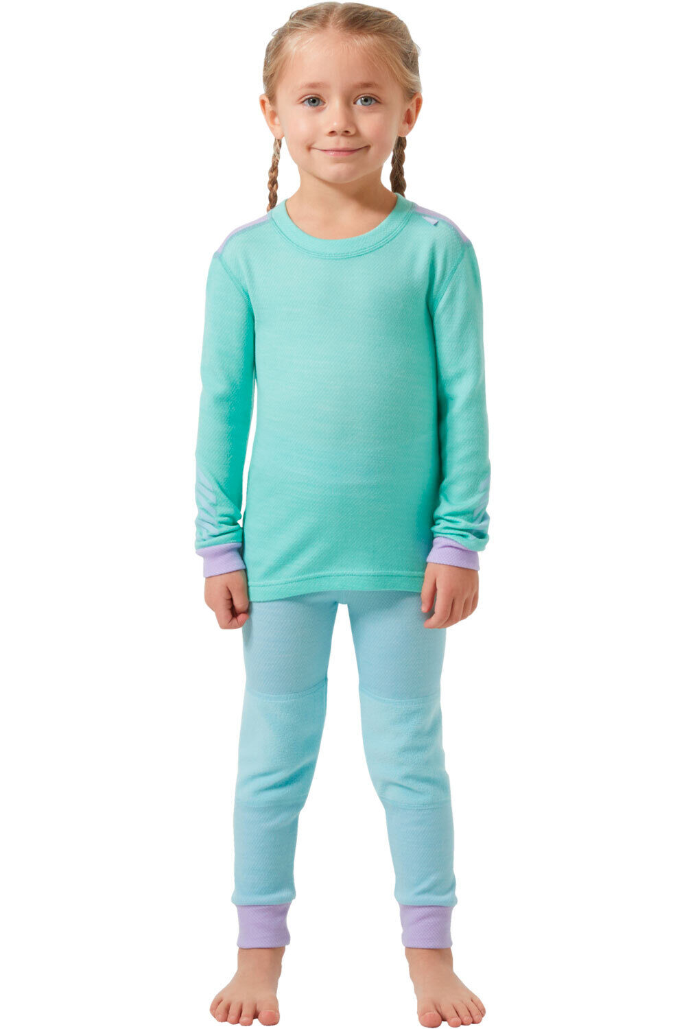 Helly Hansen ropa térmica niño K LIFA MERINO SET vista frontal