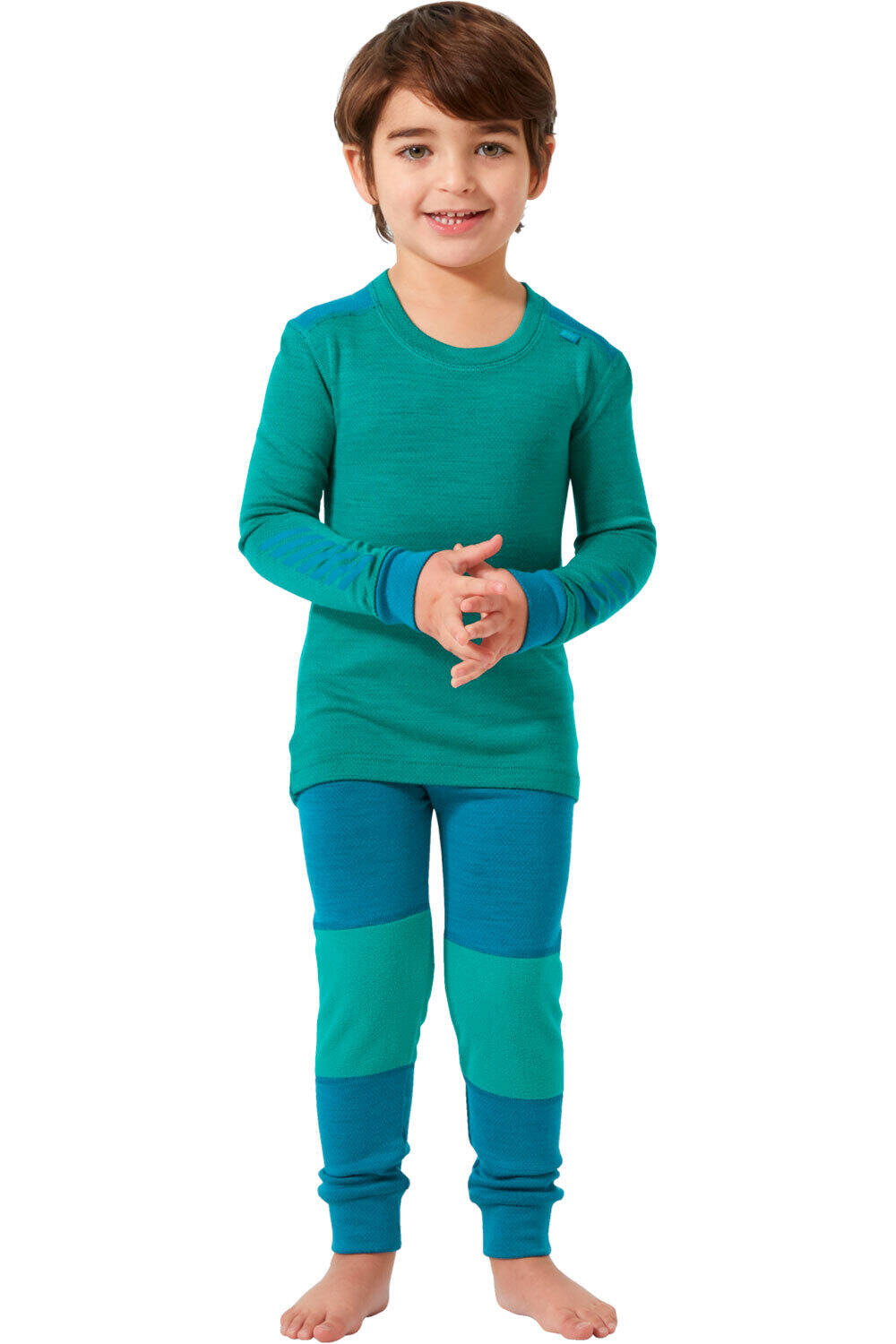 Helly Hansen ropa térmica niño K LIFA MERINO SET vista frontal