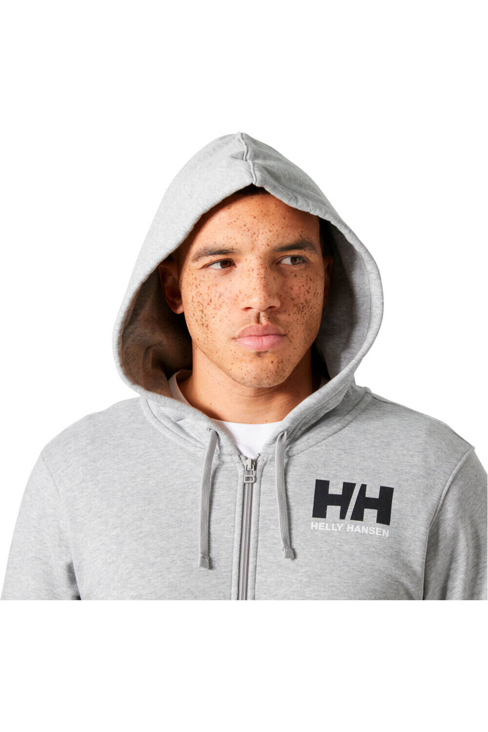Helly Hansen sudadera hombre HH LOGO FZ HOODIE vista detalle