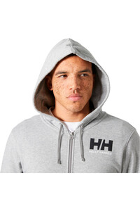 Helly Hansen sudadera hombre HH LOGO FZ HOODIE vista detalle