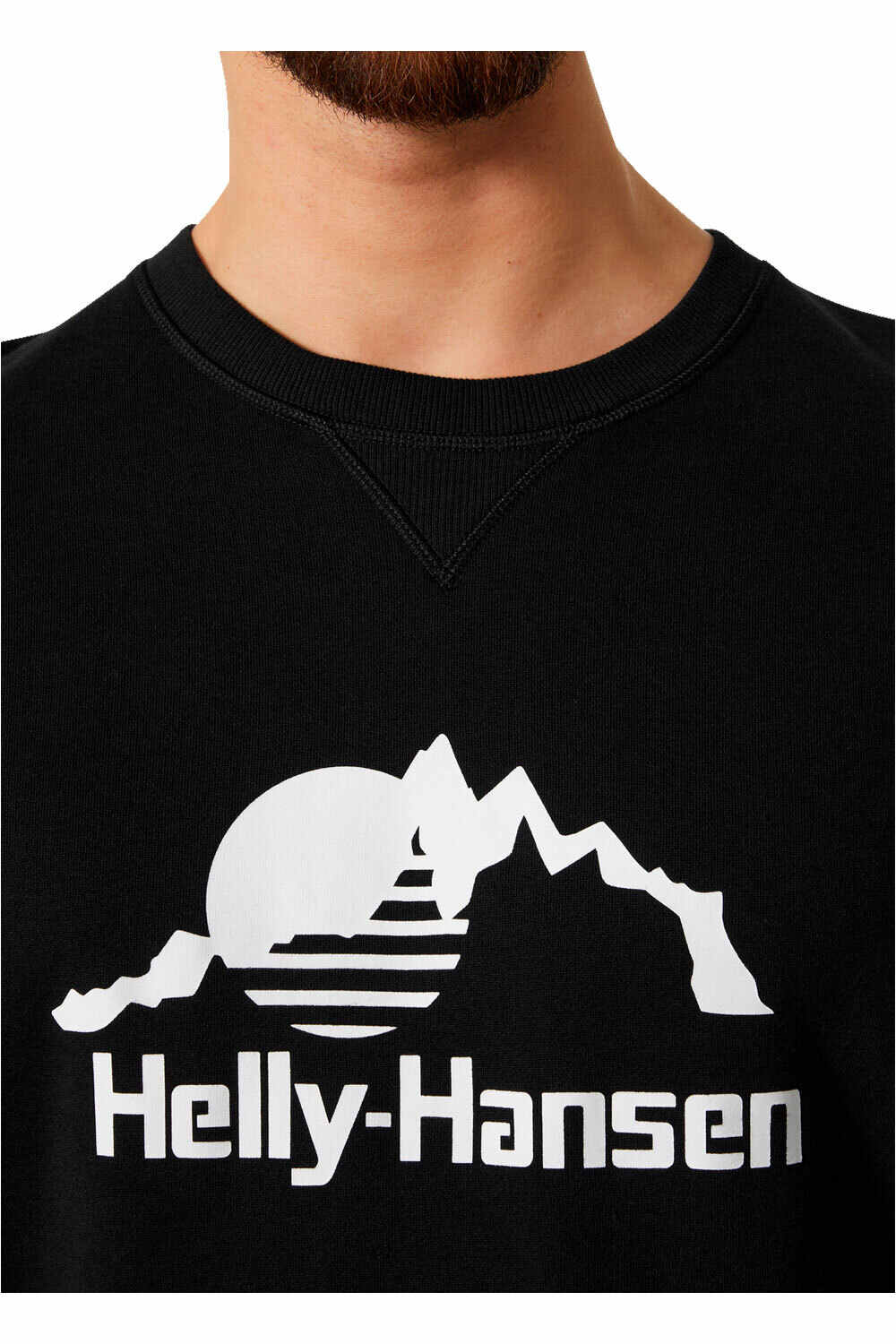 Helly Hansen sudadera hombre YU CREW SWEATER 2.0 vista detalle