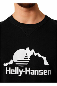 Helly Hansen sudadera hombre YU CREW SWEATER 2.0 vista detalle